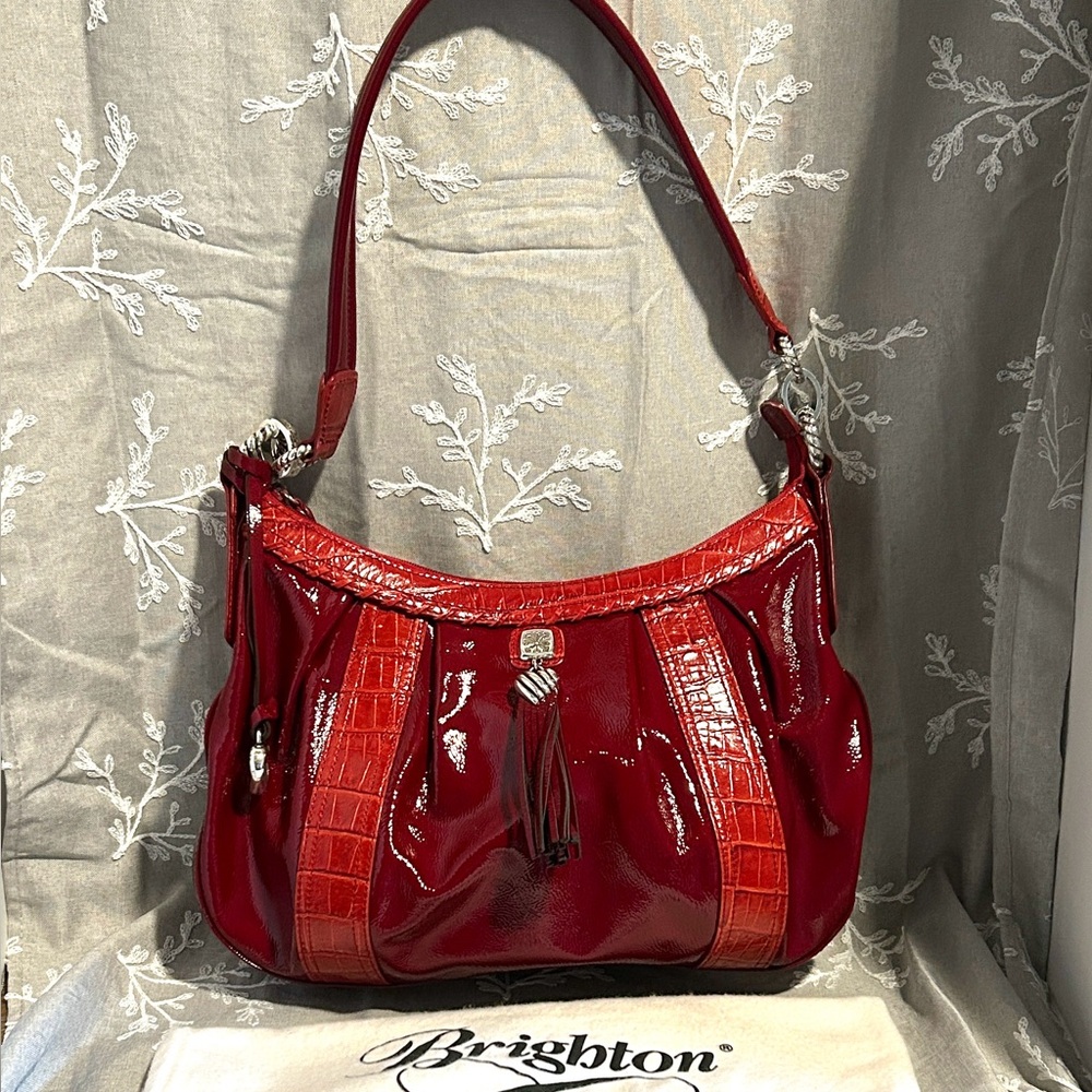 Brighton Red Handbag VTG